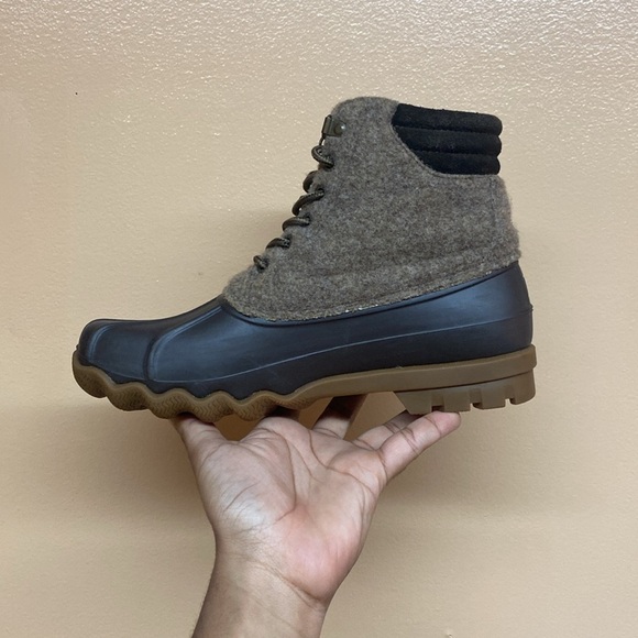Sperry Top-Sider Avenue 3M Thinsulate Wool Rubber Duck Boots “Brown” - Picture 7 of 17
